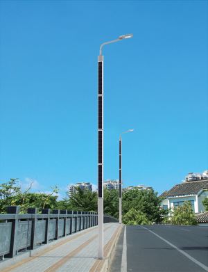 Architectural Solar-Powered LED Pole Light