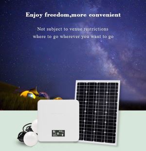 Portable USB Charger Solar House System