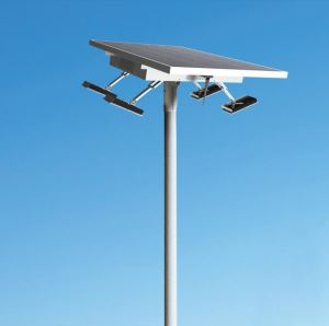 100W 200W 300W Solar LED High Mast Light with Lifting System for Stadium Lighting